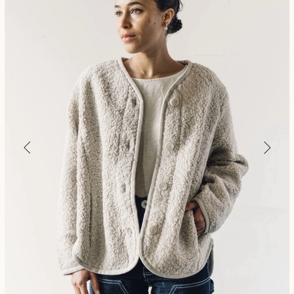 Curly Shearling Jacket - Picture 2 of 6